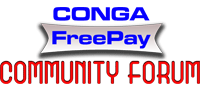 CongaFreePay Community Forum